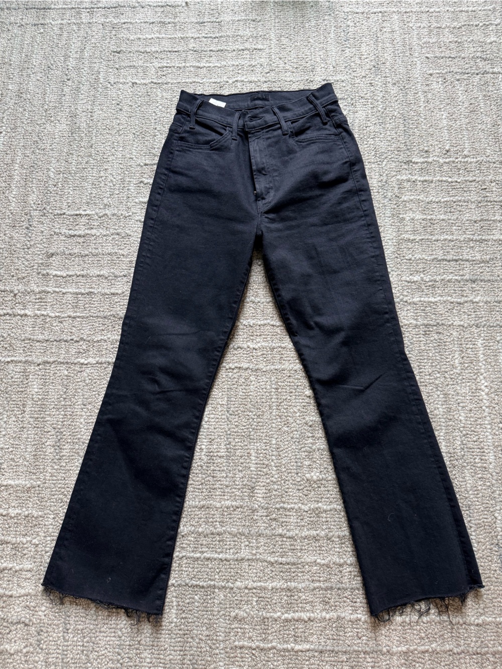 Mother Women's Petite Lil Hustler Ankle Fray Jeans